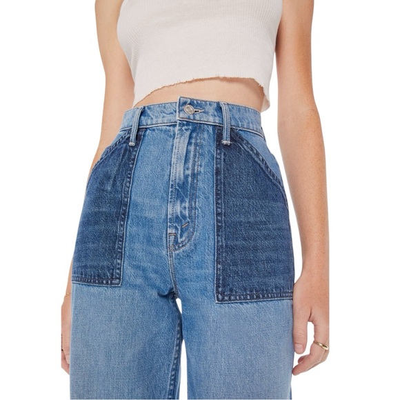 NWT MOTHER The Patch Maven Heel Love Triangle - Picture 4 of 9